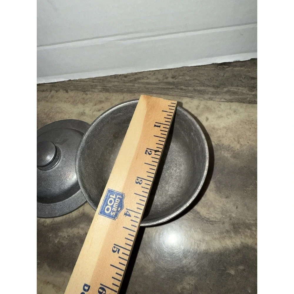 vintage wearever aluminum Mini Pot With Lid 1 Cup Butter Melter‎ Saucepan